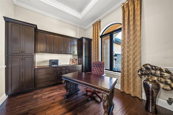 Home Office, Interior, Wood Texture Flooring