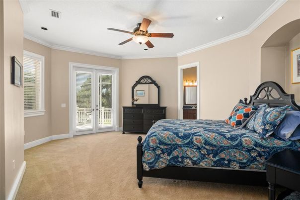 Bedroom, Interior, Recessed Lighting