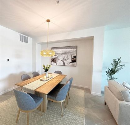 Dining room, Interior, Pendant Lights