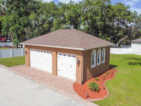 Backyard, Detached Garage, Exterior
