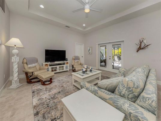 Interior, Living room, Recessed Lighting
