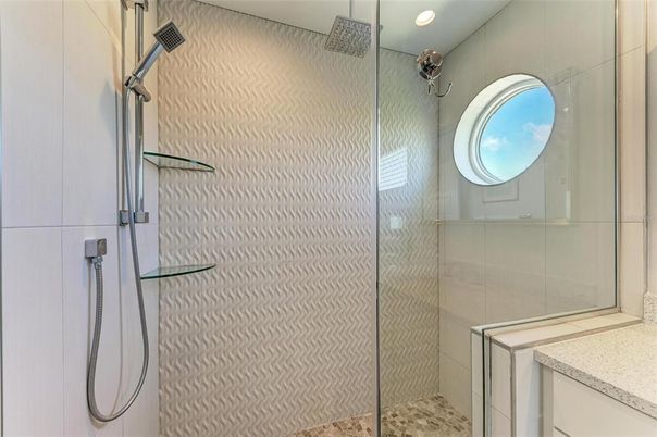 Bathroom, Glass Shower, Interior