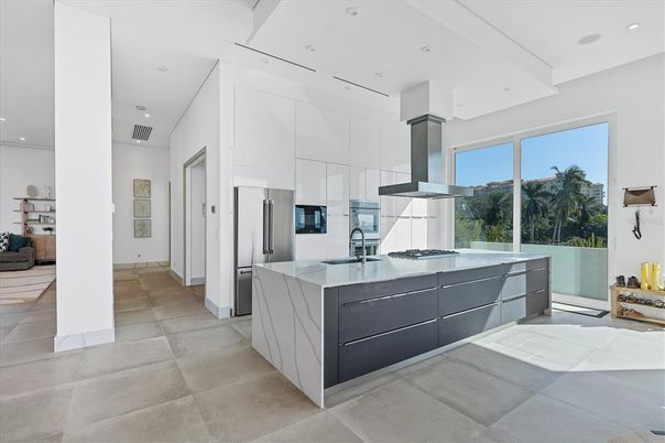 Interior, Kitchen, Recessed Lighting, Stainless Steel Appliances