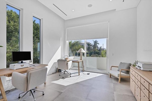 Home Office, Interior, Recessed Lighting