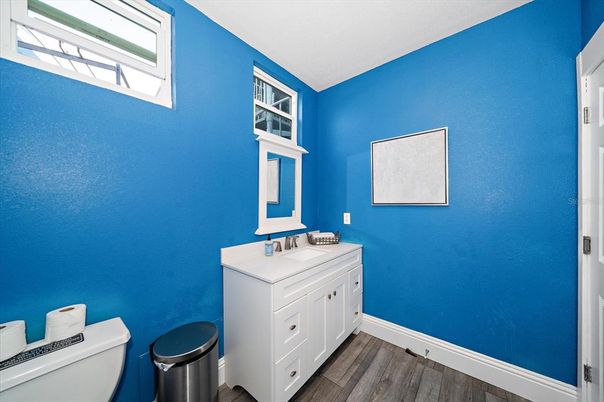 Bathroom, Interior, Wood Texture Flooring