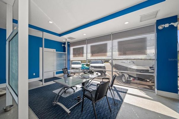 Home Office, Interior, Recessed Lighting