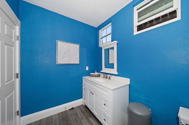 Bathroom, Interior, Wood Texture Flooring