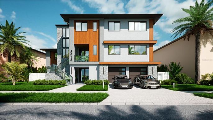 Exterior, Facade, Modern