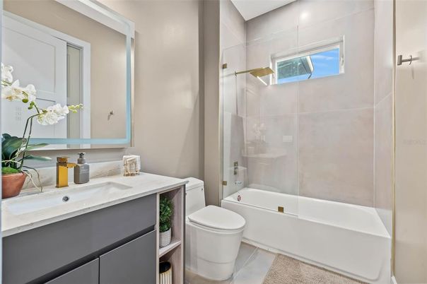Bathroom, Glass Shower, Interior