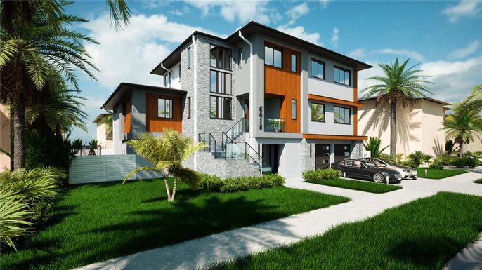 Backyard, Exterior, Facade, Modern