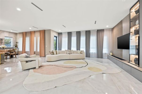 Dining room, Interior, Living room, Recessed Lighting