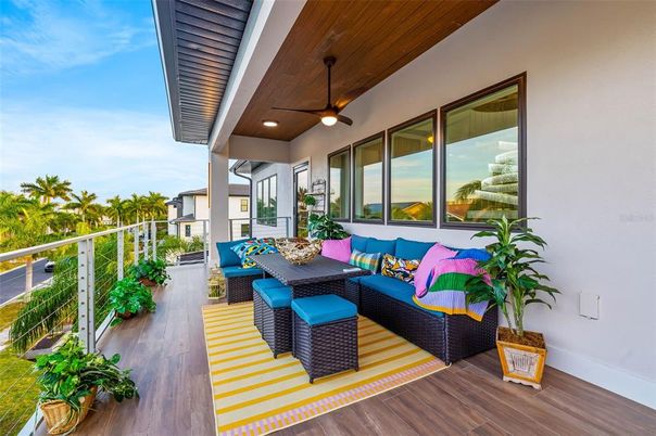 Exterior, Wood Texture Flooring