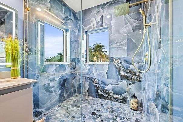 Bathroom, Glass Shower, Interior