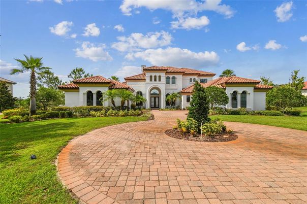 Backyard, Exterior, Facade, Mediterranean