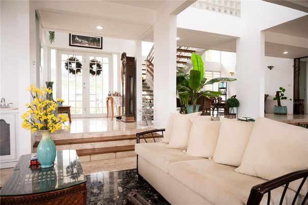 Interior, Living room, Recessed Lighting
