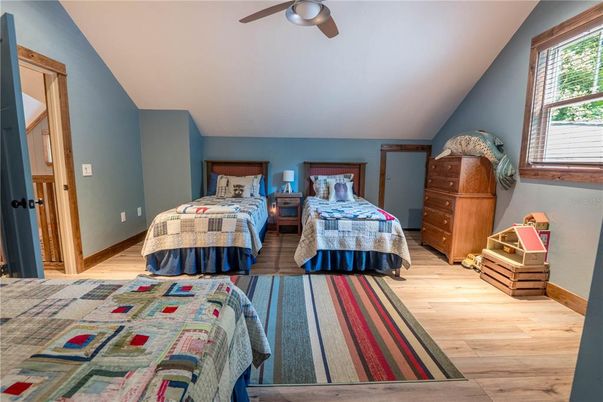 Bedroom, Interior, Wood Texture Flooring