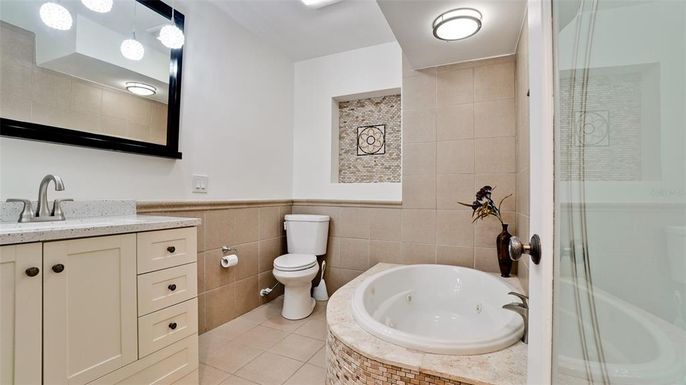 Bathroom, Glass Shower, Interior