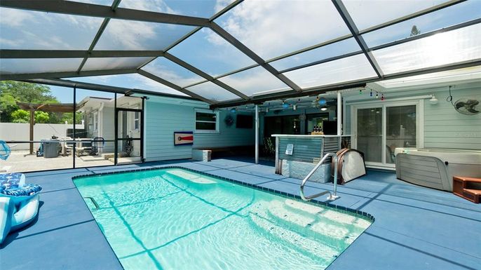 Glass Ceilings, Interior, Pool, Sun Room