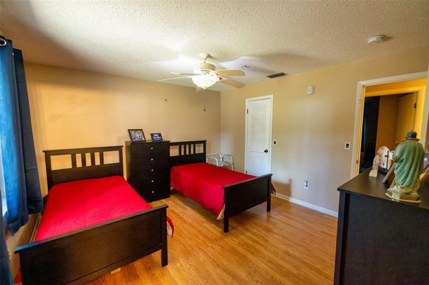 Bedroom, Interior, Wood Texture Flooring