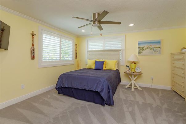 Bedroom, Interior, Recessed Lighting