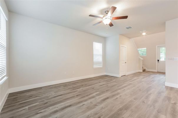 Empty room, Interior, Wood Texture Flooring