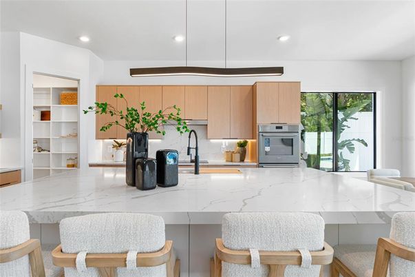 Interior, Kitchen, Recessed Lighting, Stainless Steel Appliances