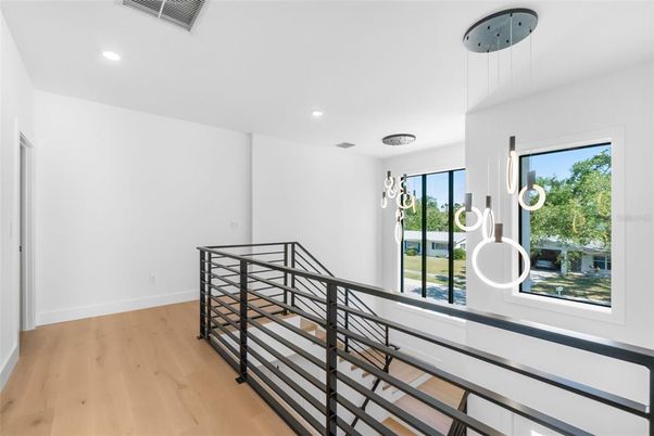 Interior, Pendant Lights, Recessed Lighting, Wood Texture Flooring