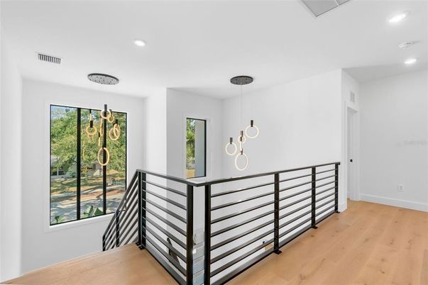 Interior, Pendant Lights, Recessed Lighting, Wood Texture Flooring