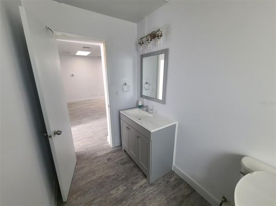 Bathroom, Interior, Wood Texture Flooring