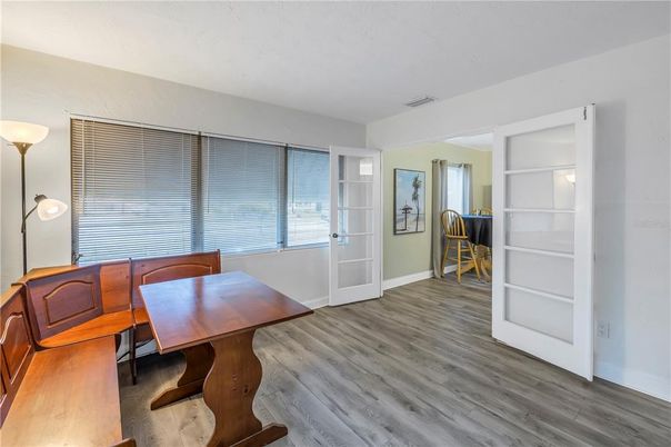 Dining room, Interior, Wood Texture Flooring