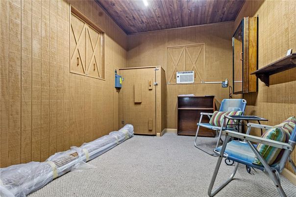 Interior, Recessed Lighting, Wooden Walls