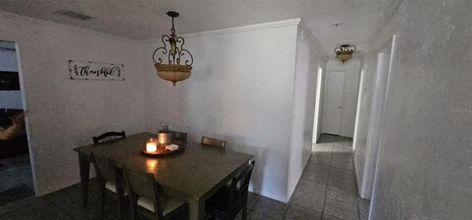 Dining room, Interior, Pendant Lights