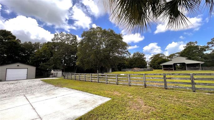 Backyard, Detached Garage, Exterior