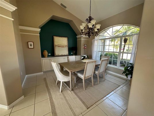 Chandelier, Dining room, Interior