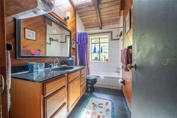 Bathroom, Interior, Wooden Beams, Wooden Ceilings, Wooden Walls