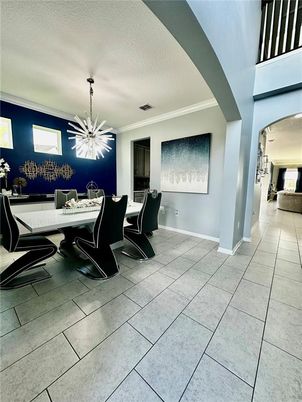 Dining room, Interior, Pendant Lights