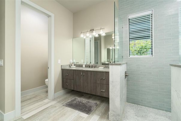Bathroom, Interior, Wood Texture Flooring