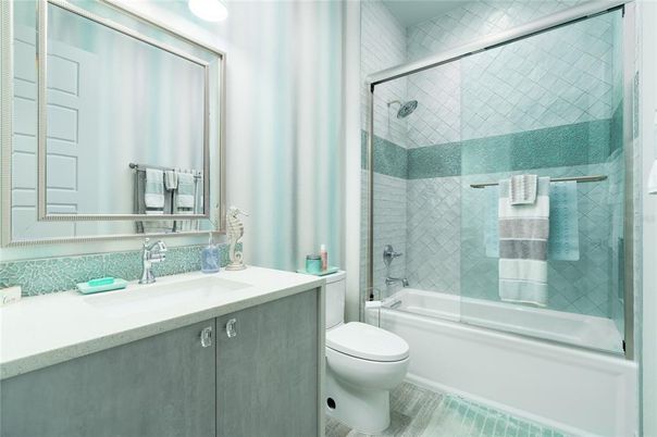 Bathroom, Glass Shower, Interior