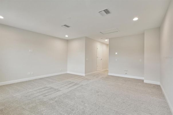 Empty room, Interior, Recessed Lighting