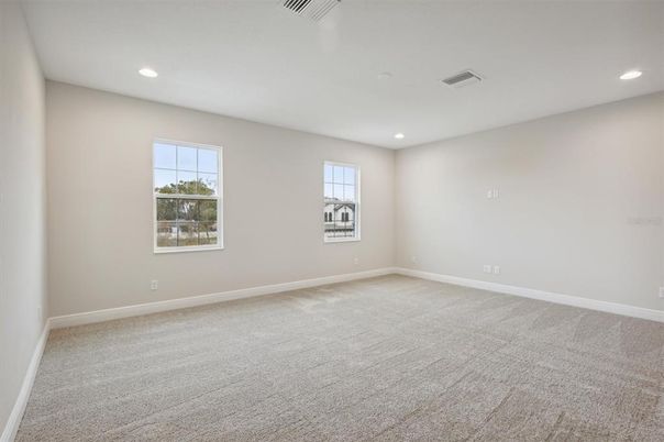 Empty room, Interior, Recessed Lighting