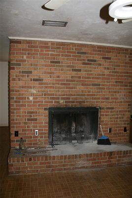 Fireplace, Interior, Stone Walls