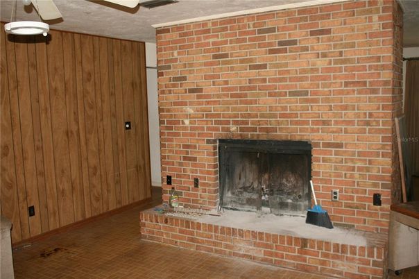 Fireplace, Interior, Stone Walls