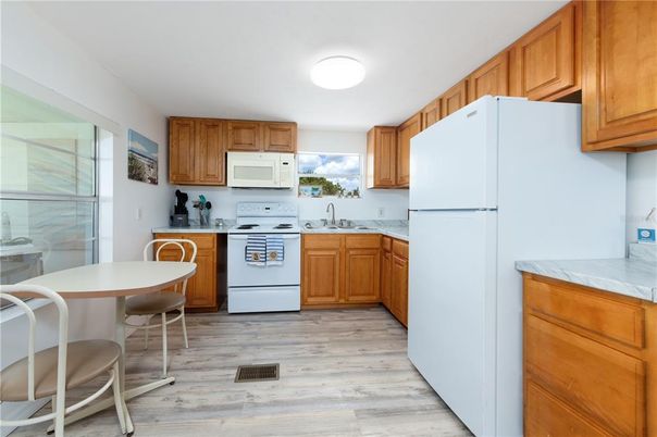 Interior, Kitchen, Wood Texture Flooring