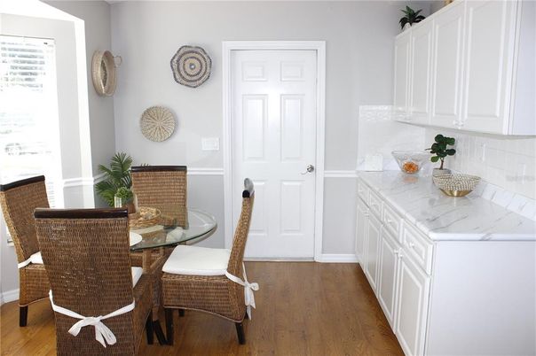 Dining room, Interior, Wood Texture Flooring