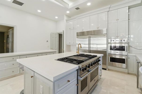 Interior, Kitchen, Recessed Lighting, Stainless Steel Appliances