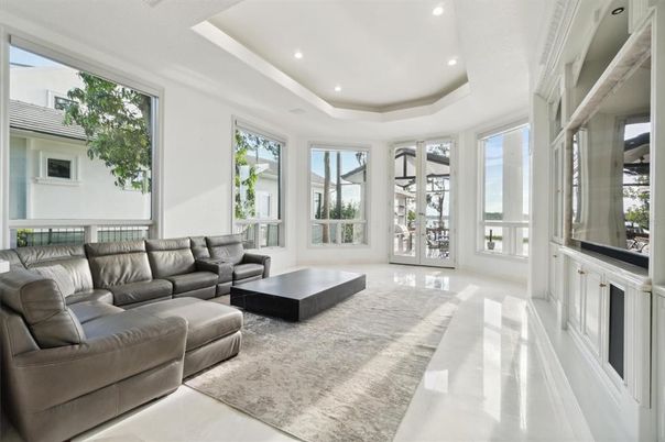Interior, Living room, Recessed Lighting
