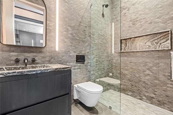 Bathroom, Glass Shower, Interior