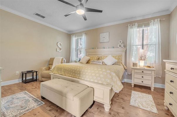Bedroom, Interior, Wood Texture Flooring