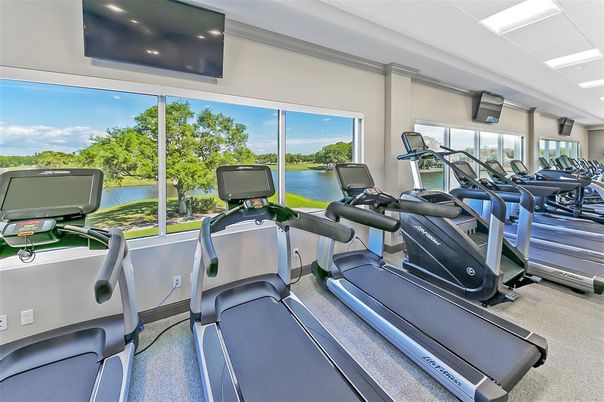Fitness Equipment, Gym, Interior, Recessed Lighting, Water
