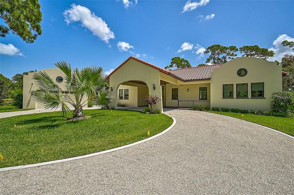 Backyard, Exterior, Facade, Spanish Mediterranean